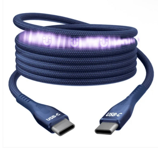 Statik MagStack Pro Magnetic 100w USB-C to C Cable 0.90C Navy