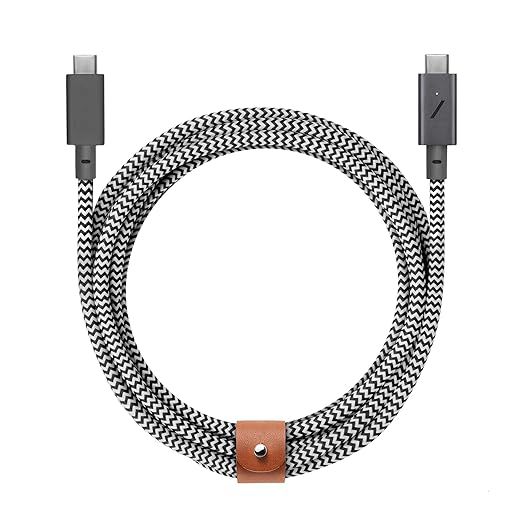 Native Union Belt Cable Pro 240W (USB-C to USB-C) - Zebra