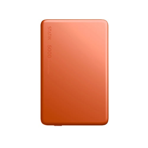 Statik MagSafe Power Bank with Semi-Solid Electrolyte Technology V2 5000mAh Orange