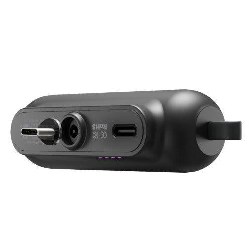 Statik Snap-N-Charge Power Bank 3200mAh - Universal USB-C, Lightning & Micro USB Magnetic Tips V3 Black