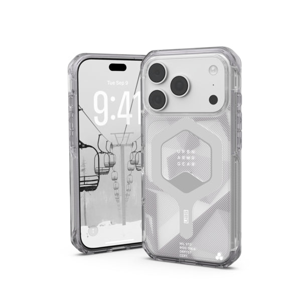 UAG iPhone 18/17 Pro/Max Plyo Magsafe Case Interface Ice/Smoke