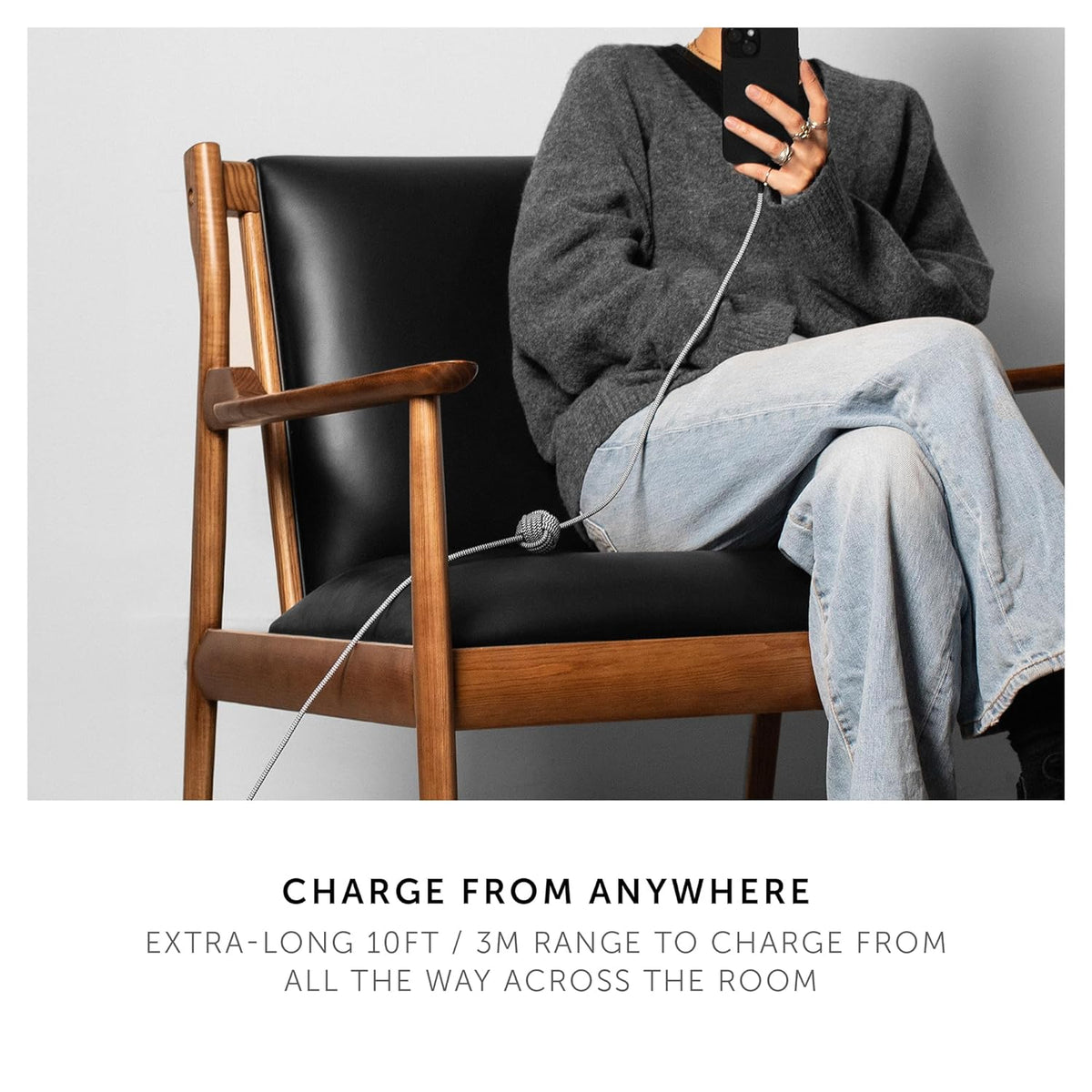 Native Union Cable-C To C 3M Anchor - Zebra