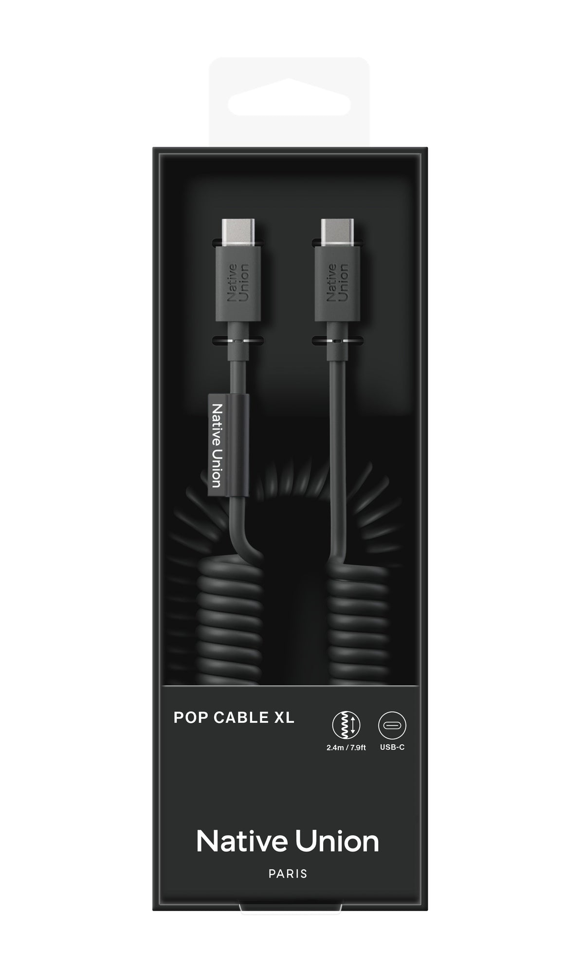 Native Union POP CABLE type C-C 1.2M 60W - Black