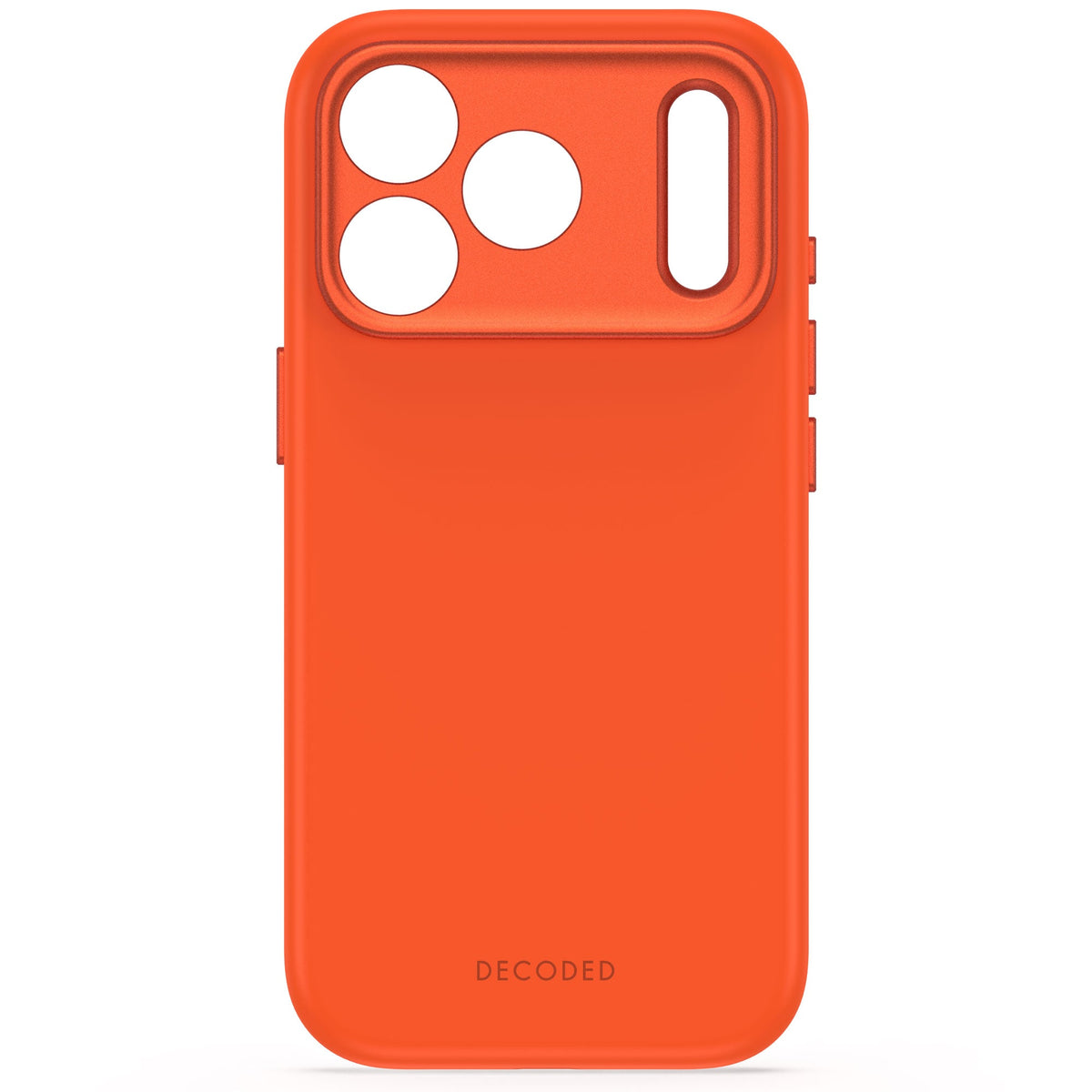 Decoded AntiMicrobial Silicone Backcover for iPhone 18/17 Pro Max Case Terracotta