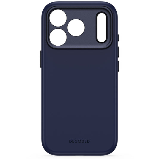 Decoded Leather Backcover for iPhone 18/17 Pro Case Midnight