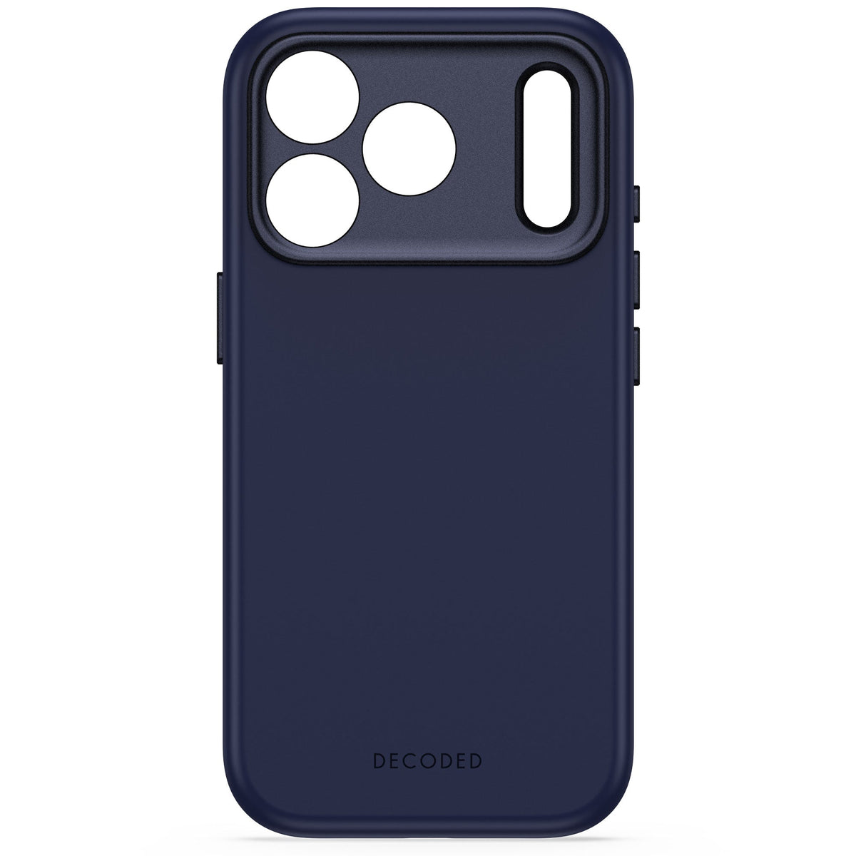 Decoded AntiMicrobial Silicone Backcover for iPhone 18/17 Pro Max Case Atlantic Blue