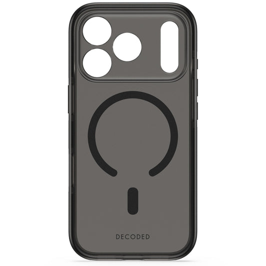 Decoded DropTec Transparent Backcover for iPhone 18/17 Pro Max Case Frosted Black