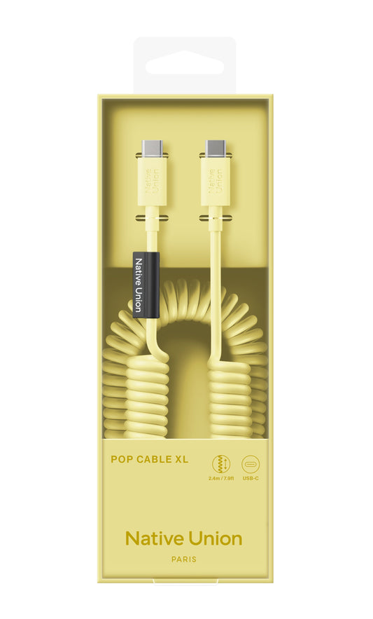 Native Union POP CABLE type C-C 1.2M 60W - Lemon