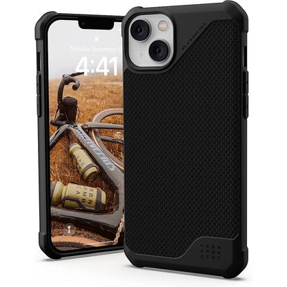 UAG Metropolis LT Case- Kevlar Black - 14/14 Pro/14 Plus/14 Pro Max  MagSafe Case