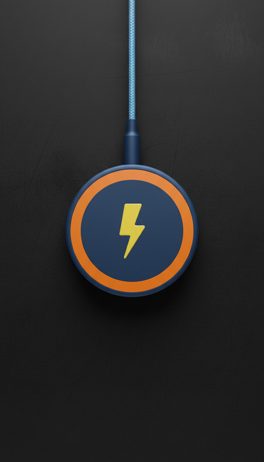 Spray Blue magnetic charger