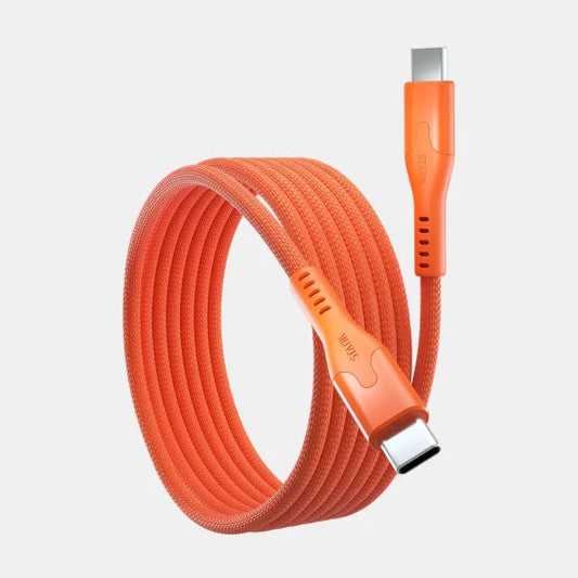 Statik MagStack Pro Magnetic 100w USB-C to C Cable 0.90C Orange