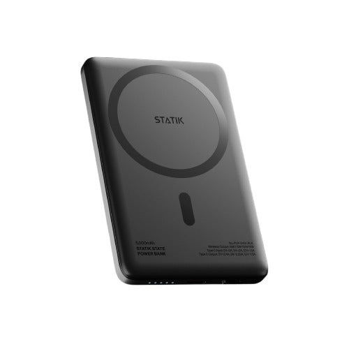Statik MagSafe Power Bank with Semi-Solid Electrolyte Technology V2 5000mAh Black