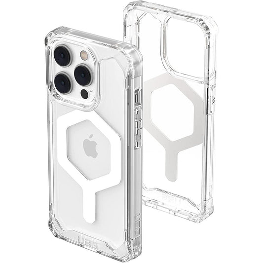 UAG MagSafe Plyo Ice Clear Case with iPhone 14