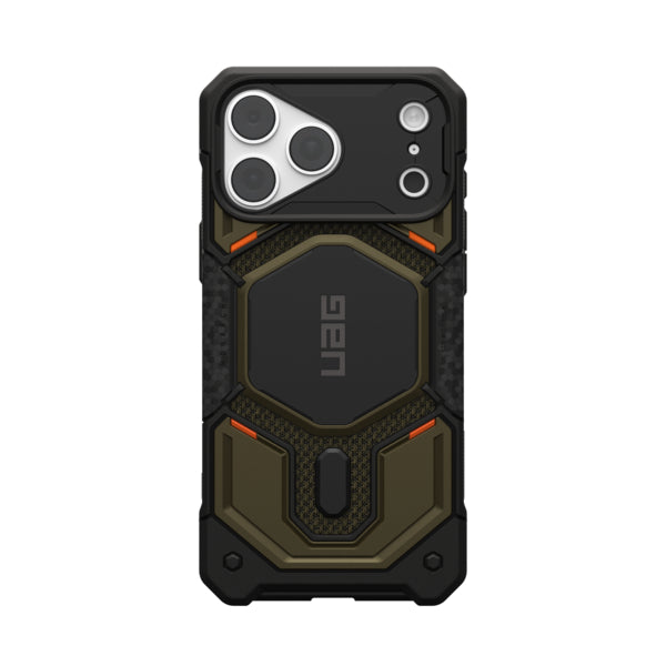 UAG iPhone 18/17 Pro Max Monarch Pro Kevlar Case Kevlar Element Green