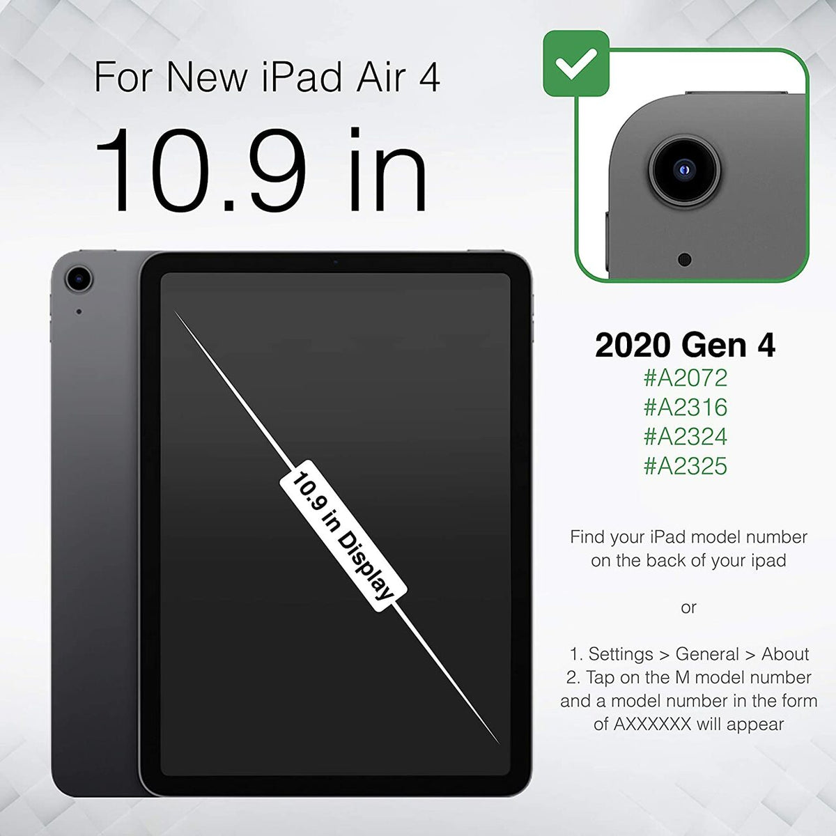 Zugu iPad Air 11" - 2024 - Alpha Case - Black