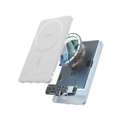 Statik MagSafe Power Bank with Semi-Solid Electrolyte Technology V2 5000mAh White