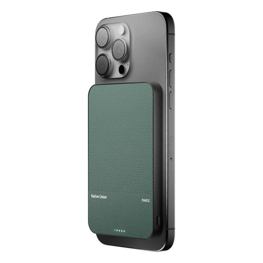 Native Union (Re)Classic Power Bank 5000mAh Qi2 - slate Green