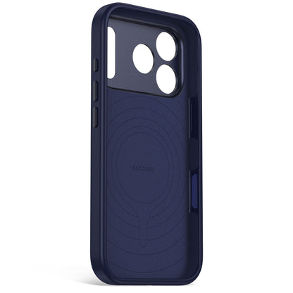 Decoded AntiMicrobial Silicone Backcover for iPhone 18/17 Pro Max Case Atlantic Blue