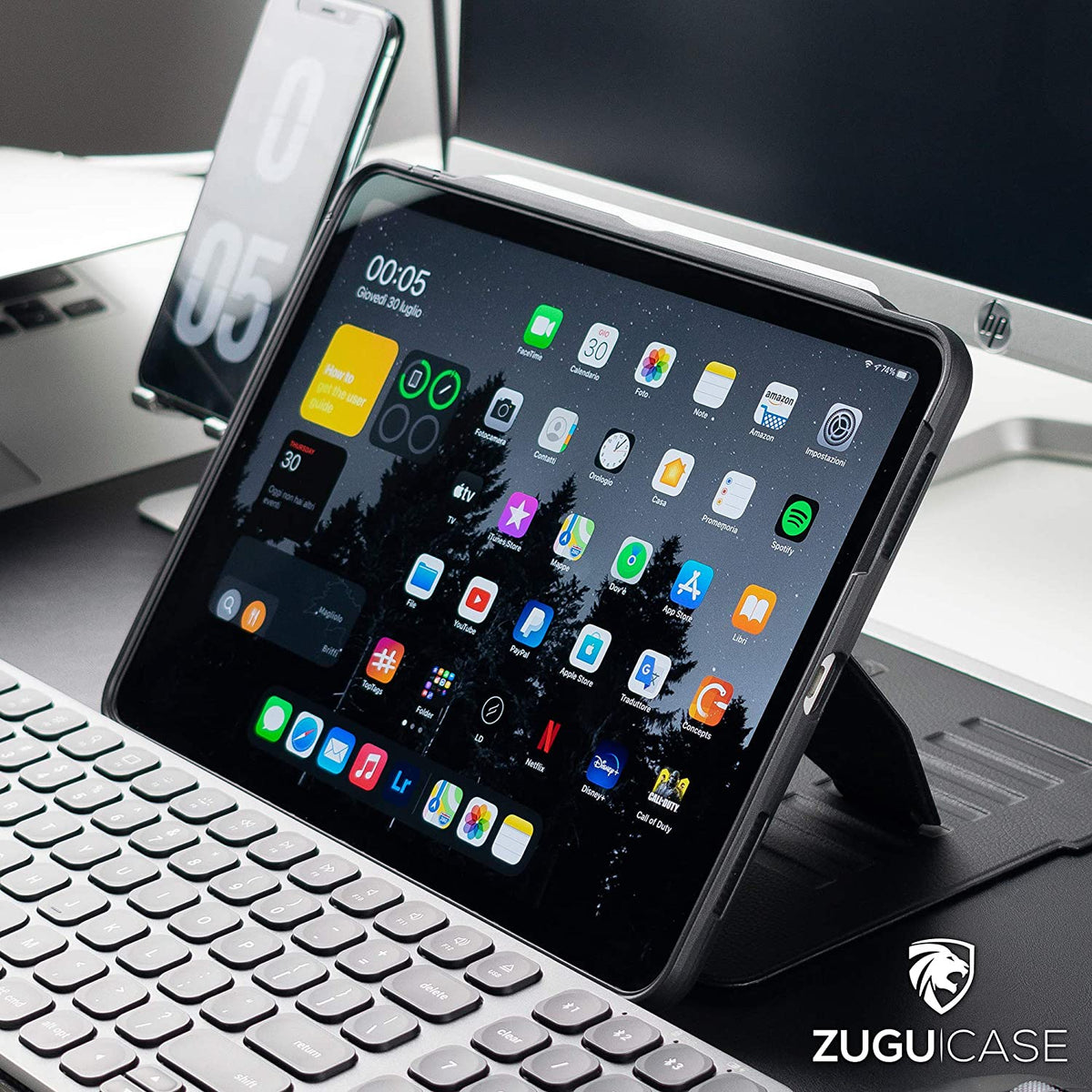 Zugu iPad Air 11" - 2024 - Alpha Case - Black