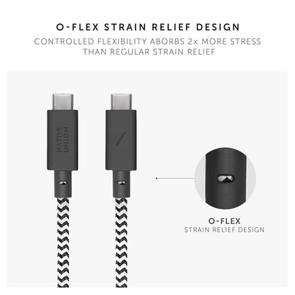 Native Union Cable-C To C 3M Anchor - Zebra