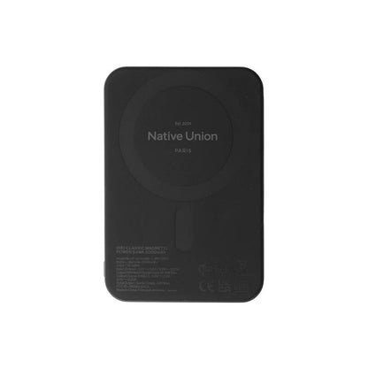 Native Union (Re)Classic Power Bank 5000mAh Qi2 - black