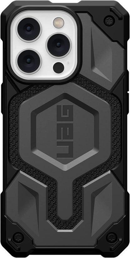 UAG iPhone 14 Pro MagSafe Monarch Pro Kevlar Case - Kevlar Silver
