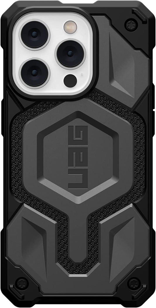 UAG iPhone 14 Pro MagSafe Monarch Pro Kevlar Case - Kevlar Silver
