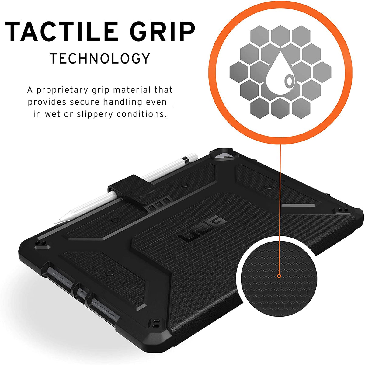 UAG iPad 10.2/10.5" (7th, 8th & 9th Gen) Metropolis Case - Black [V] - كفر ايباد حماية عاليه