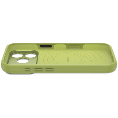 Decoded AntiMicrobial Silicone Backcover for iPhone 18/17 Pro Max Case Atlantic Carbon Moss Green