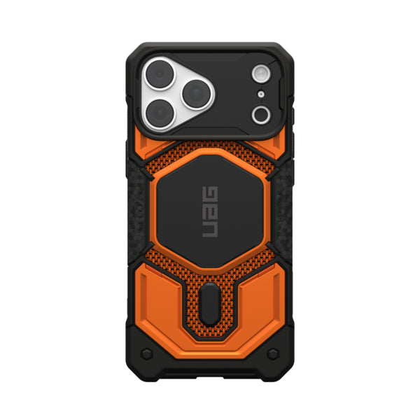 UAG iPhone 18/17 Pro Max Monarch Pro Kevlar Case Kevlar Burnt Orange