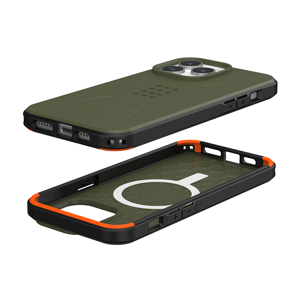 UAG MagSafe Civilian Case 14 /15 - Olive Drab