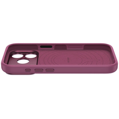 Decoded AntiMicrobial Silicone Backcover for iPhone 18/17 Pro Max Case Atlantic Carbon Plum