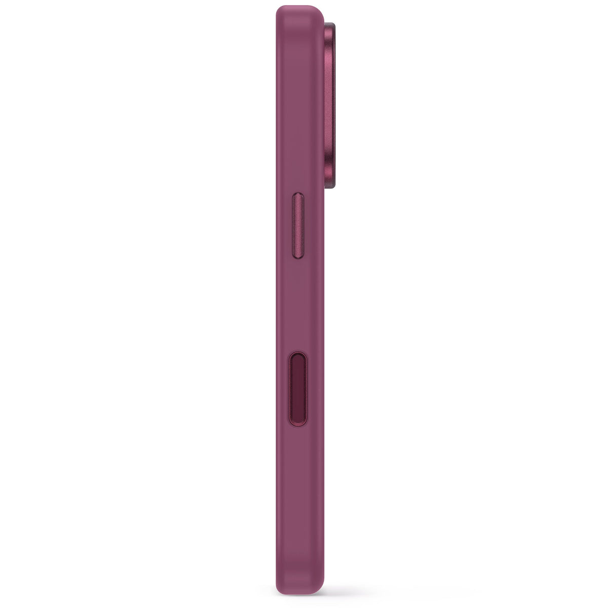 Decoded AntiMicrobial Silicone Backcover for iPhone 18/17 Pro Max Case Atlantic Carbon Plum