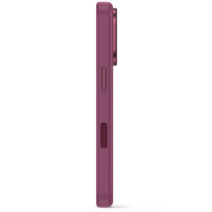 Decoded AntiMicrobial Silicone Backcover for iPhone 18/17 Pro Max Case Atlantic Carbon Plum