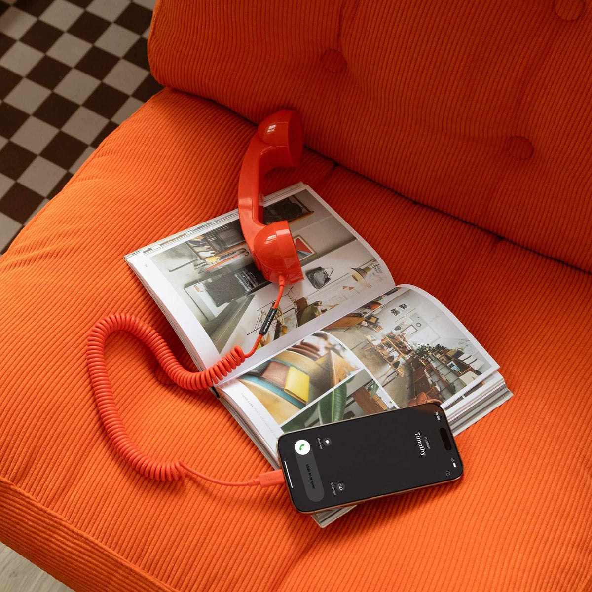 Native Union Pop Phone Alarm Red