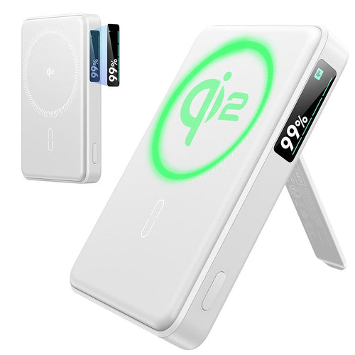 ESR Power Bank 10000mAh Qi2 MagSlim Kickstand White