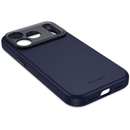 Decoded AntiMicrobial Silicone Backcover for iPhone 18/17 Pro Max Case Atlantic Blue