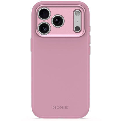 Decoded AntiMicrobial Silicone Backcover for iPhone 18/17 Pro Max Case Rose Quartz