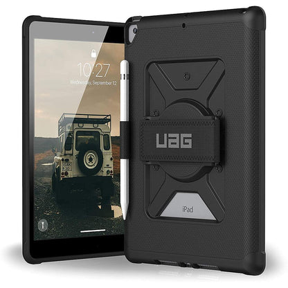 UAG Apple iPad 10.2/10.5" (7th, 8th & 9th Gen)Metropolis w Handstrap [V] - كفر ايباد حماية عالية + مكان للقلم + مسكة يد