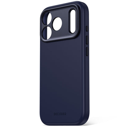 Decoded AntiMicrobial Silicone Backcover for iPhone 18/17 Pro Max Case Atlantic Blue