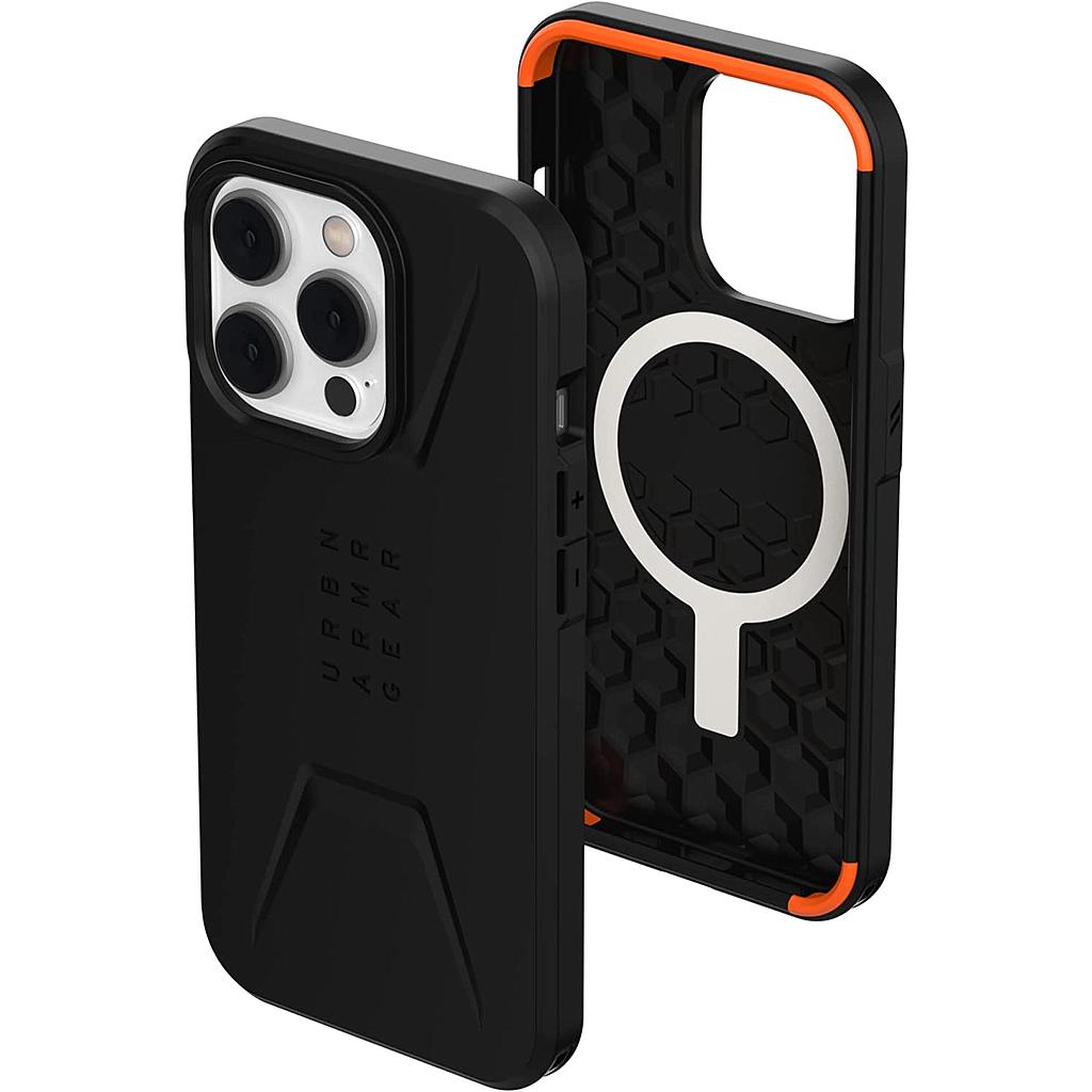 UAG Civilian Magsafe Case for iPhone 15 Pro/15 Pro Max - Black