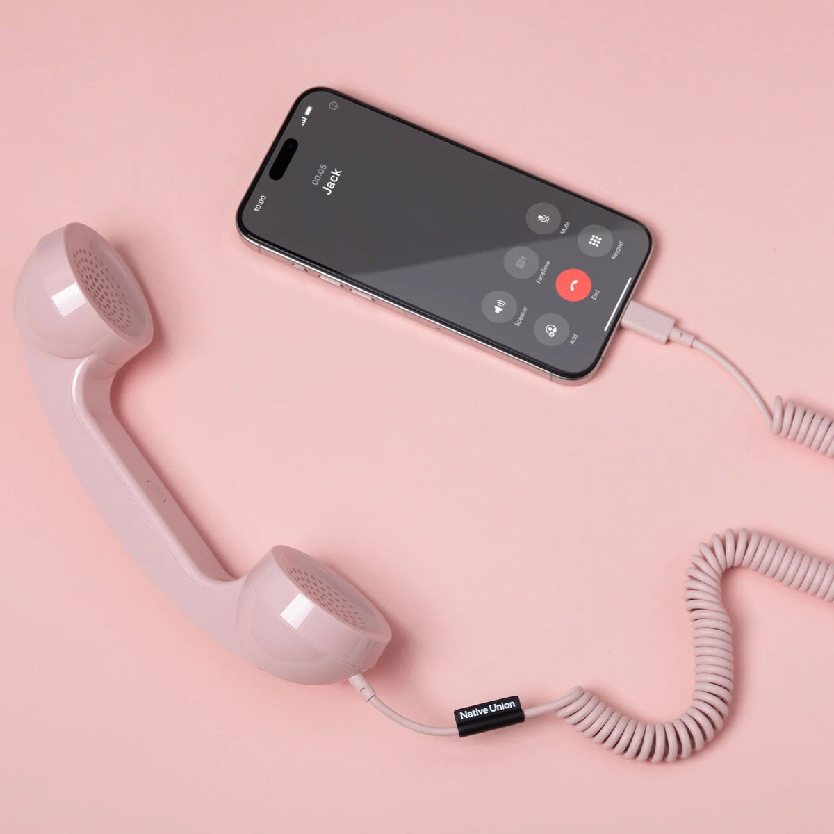 Native Union Pop Phone Candy [V] - سماعة اذن - مع مايكروفون - تايب سي - فردة احادية - كفالة 5 سنوات