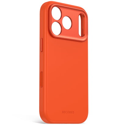 Decoded AntiMicrobial Silicone Backcover for iPhone 18/17 Pro Max Case Terracotta