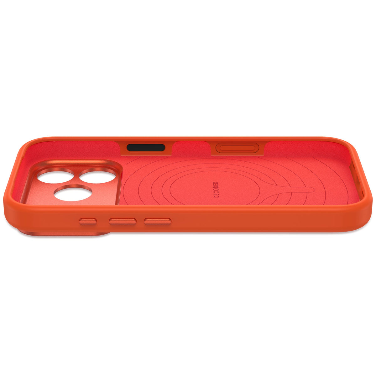 Decoded AntiMicrobial Silicone Backcover for iPhone 18/17 Pro Max Case Terracotta