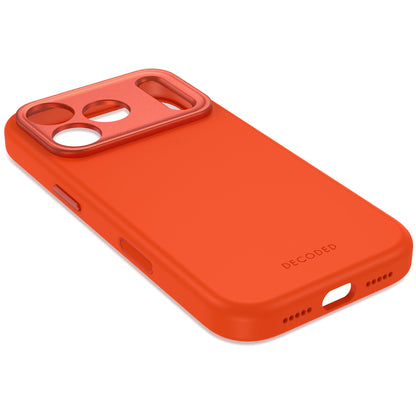 Decoded AntiMicrobial Silicone Backcover for iPhone 18/17 Pro Max Case Terracotta