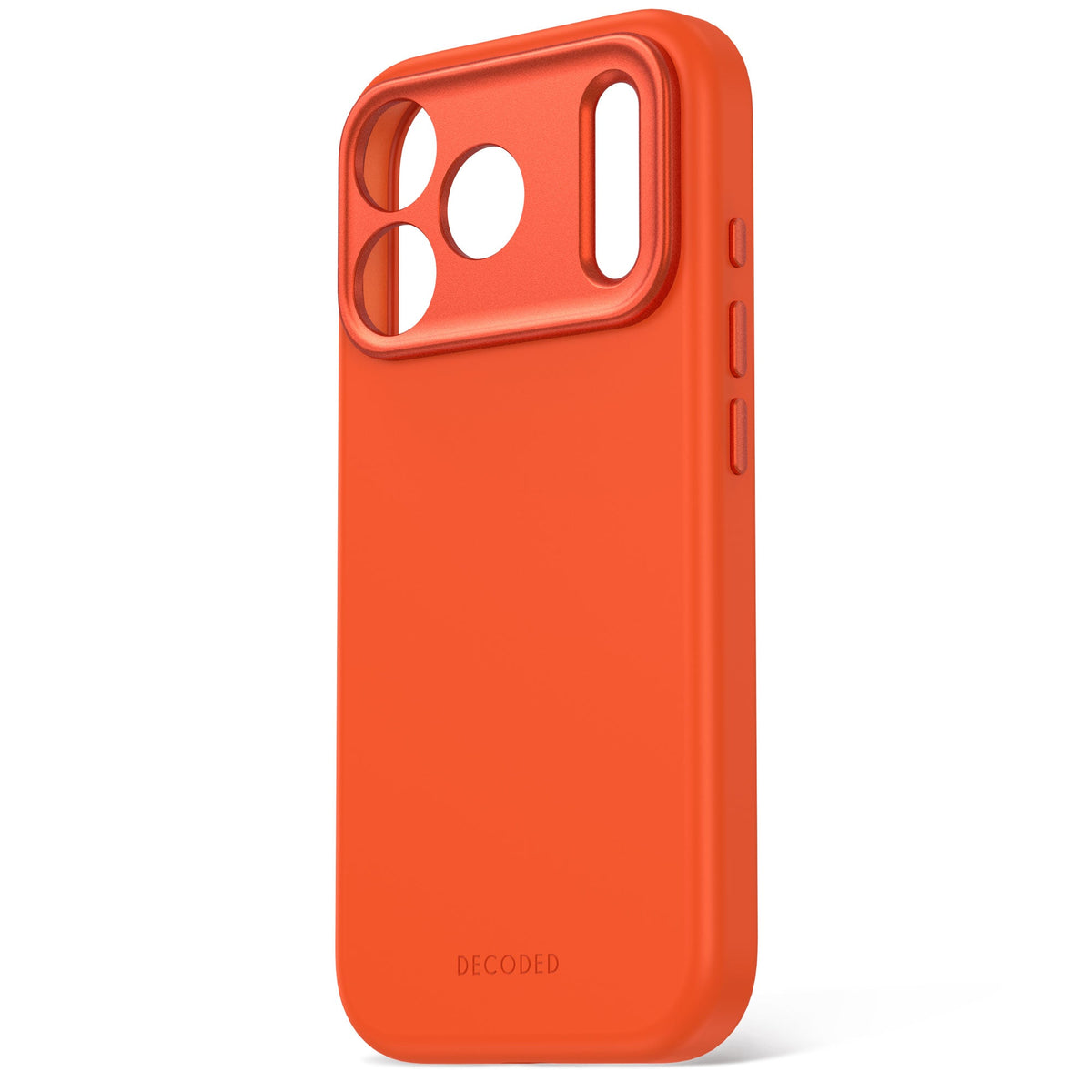 Decoded AntiMicrobial Silicone Backcover for iPhone 18/17 Pro Max Case Terracotta