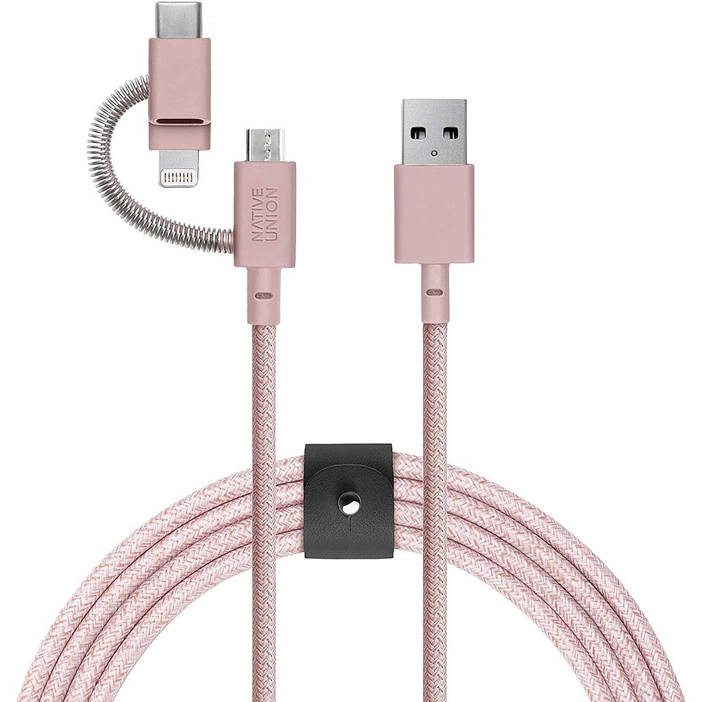 Native Union Belt Cable Universal 2M - Rose