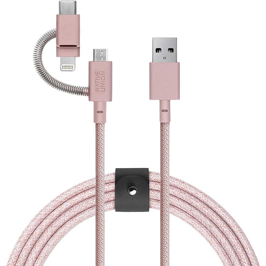 Native Union Belt Cable Universal 2M - Rose