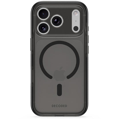 Decoded DropTec Transparent Backcover for iPhone 18/17 Pro Max Case Frosted Black
