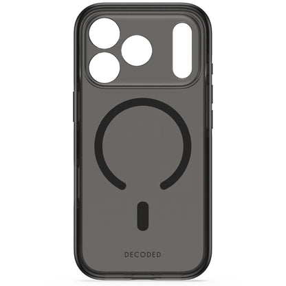 Decoded DropTec Transparent Backcover for iPhone 18/17 Pro Max Case Frosted Black